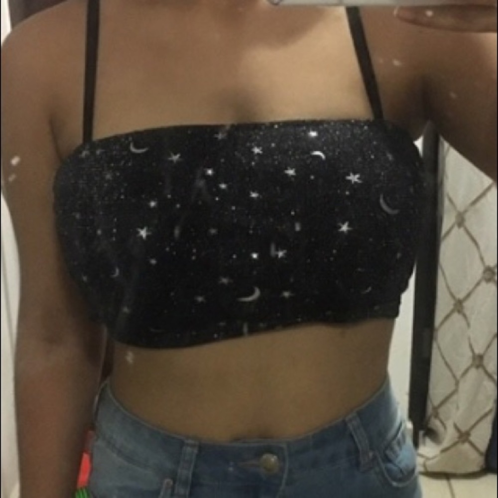 Night Sky Soft Tube Top